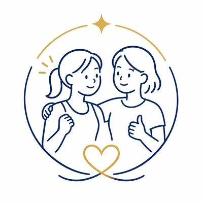一人では続かない